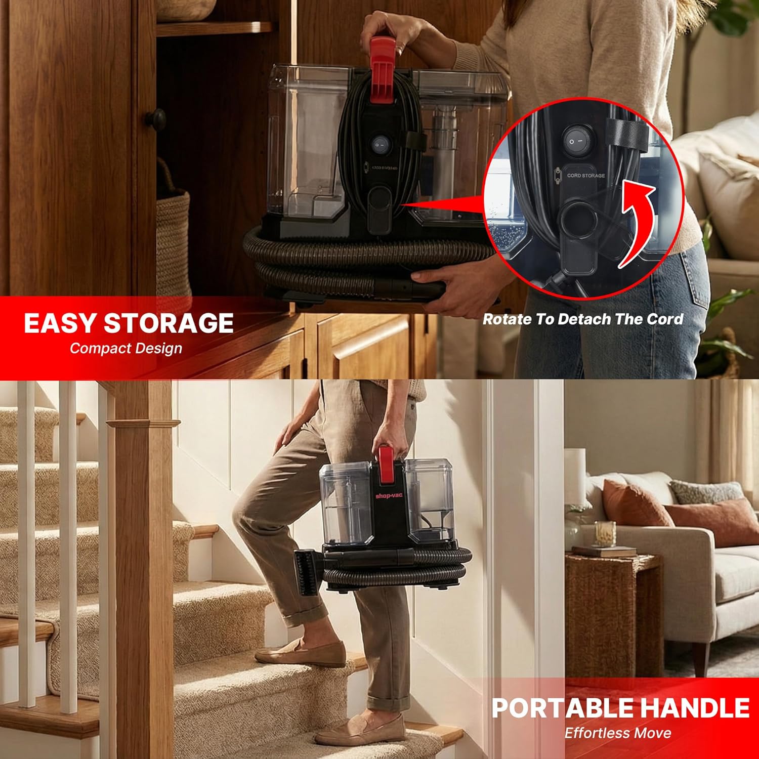 Shop-Vac® Portable Carpet Steam Cleaner - Image 7